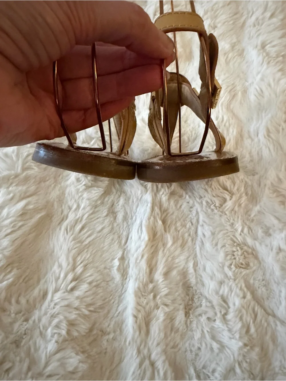 Tory Burch leather thong